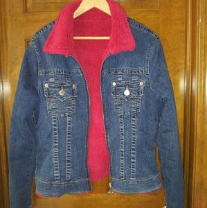 True Religion reversible denim jacket